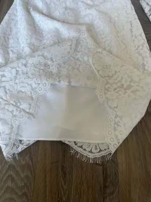 Sail to Sable Fringe Lace Bell Sleeve Shift Dress NWT Women’s 4 thumbnail 3