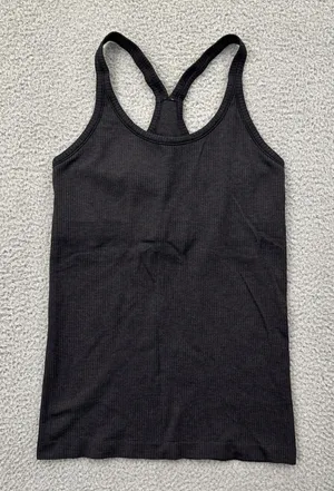 Lululemon Ebb To Street Tank Top Black Athletic Athleisure Yoga Women's 8 thumbnail 1
