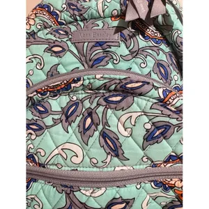 Vera Bradley Essential Compact Backpack Women OS Fan Flowers New Quilted‎ Cotton thumbnail 6