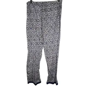 Oscar de la Renta Two Piece Pajama‎ Set White thumbnail 8