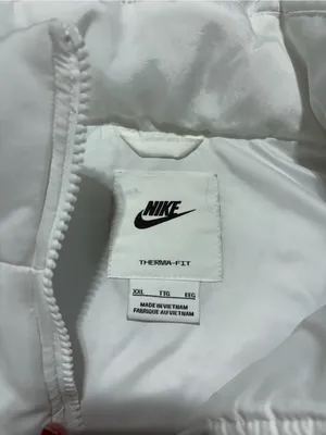 Nike therma-fit White Puffer Vest mizzou logo Missouri XXL thumbnail 10