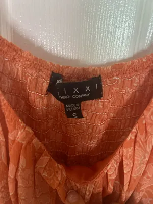Free people inspired orange mini dress thumbnail 3