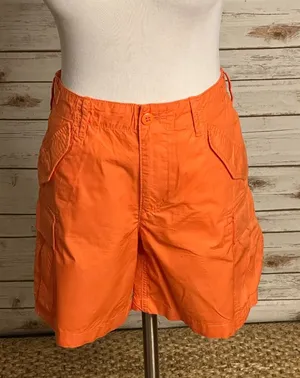Polo Ralph Lauren orange cotton cargo utility shorts Size 6 thumbnail 1