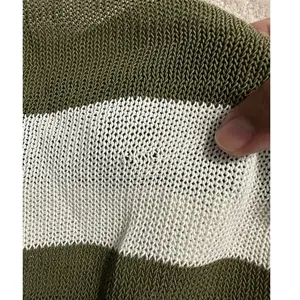 J.Crew Loose-Knit Crewneck Sweater Women's Small Off White Green Long Sleeve NWT thumbnail 10