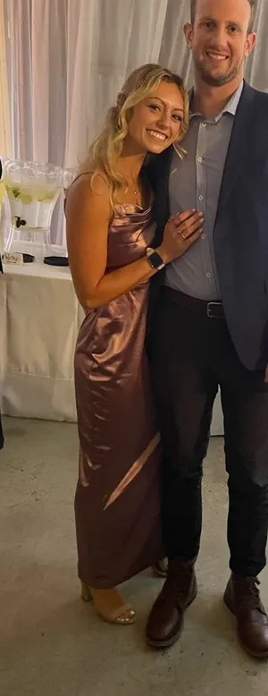 Amazon Mauve wedding guest dress thumbnail 1