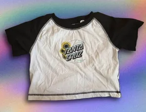 Size XS Santa‎ Cruz Baby Tee thumbnail 1