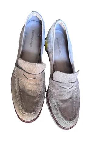 Bernardo Women's Selma Slip-On Leather Loafers Clay Split Suede Sz 10M thumbnail 1