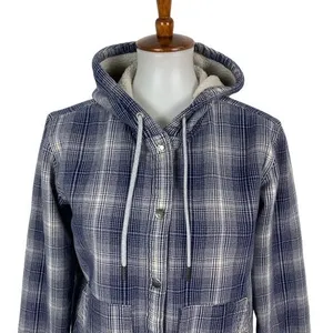 The North Face Jacket Small Blue Hooded Fleece Outdoor Hiking thumbnail 2