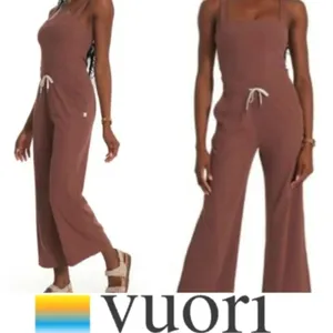 Vuori Pose Mudra Jumpsuit in Hazelnut Size Small thumbnail 10