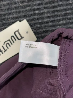 Duluth Trading Co NWT Women Flexpedition Joggers Elderberry Purple 10x28.5 Nylon thumbnail 10