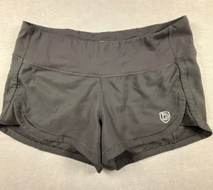 Goal Five Women Black Soccer Training Shorts Size Small Reflective Logo thumbnail 1