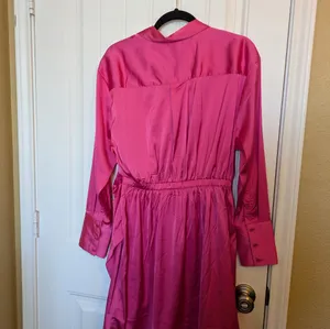 The Drop hot pink shirt dress small Size L thumbnail 10