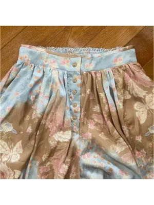FREE PEOPLE Intimately Night Special Printed Pants Harem pants Embroidered Sz S thumbnail 10