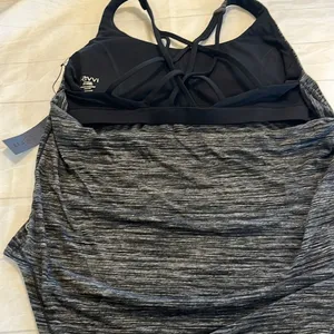 Athletic Tank with built in bra Savvi Black Size L thumbnail 5