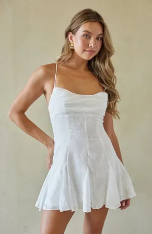 American Threads White Dress thumbnail 1