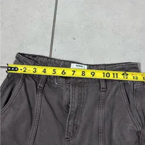 Cotton On Women Seam Wide Leg Dark Brown‎ Baggy Jeans Size 26 thumbnail 12