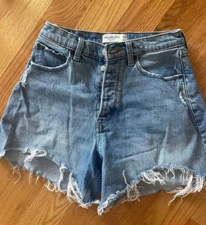 High Rise Denim Shorts thumbnail 1