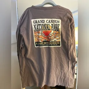 NEW Blue84 Long Sleeve Resort Wear Grand Canyon 100% Ringspun Cotton Tshirt XL thumbnail 2