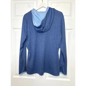 The North Face FlashDry Hoodie XL Blue Thumbhole Activewear thumbnail 4