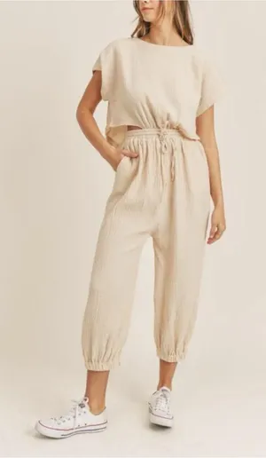 & merci Taylor jumpsuit Tan Size L thumbnail 1