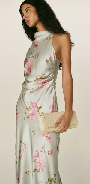 Reformation Anaiis Silk Dress thumbnail 1