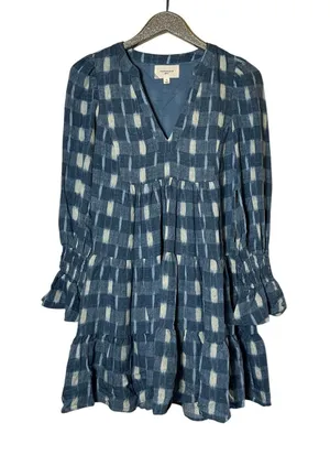 Tuckernuck Pomander Place Blue Ikat Kenzo Dress thumbnail 1