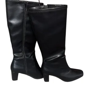 NEW Aerosoles Clover Knee-High Boots Black 11M Foam Footbed Slip Resistant thumbnail 3