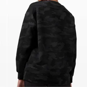 Lululemon Perfectly Oversized Crew Heritage 365 Camo Deep Coal Multi thumbnail 2