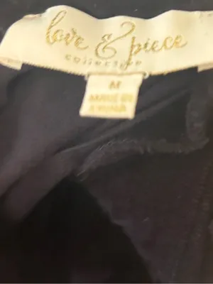 Love & Piece‎ Navy Corded Jumper Dress Size Medium thumbnail 8