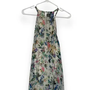 ASTR the Label Floral Halter Maxi Dress Womens 4 Multicolor‎ Excellent Pleated thumbnail 5