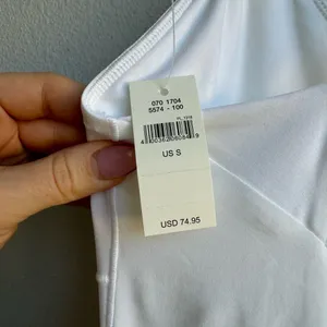 NWT Aerie Maggie White Ruffle Athletic Tennis Dress Built In Shorts Size Small thumbnail 6