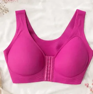 Luna Hug Seamless Front Closure Bra Wireless Supportive Shaping Bra Size XL‎ Pink thumbnail 1