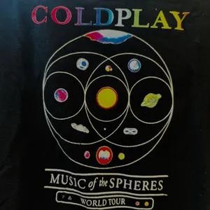Bella Canvas Coldplay Music of the Spheres 2022 World Tour Album T-Shirt Womens M 100% Cotton thumbnail 2
