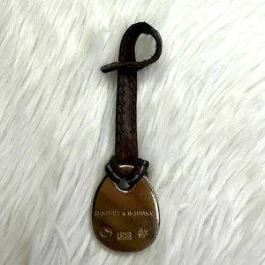 DOONEY & BOURKE Orange Duck Brown Bag Charm thumbnail 2