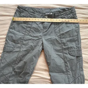 Great Northwest Indigo Womens Gray Cargo Pants Size 18W Roll Tab Utility Pants thumbnail 7