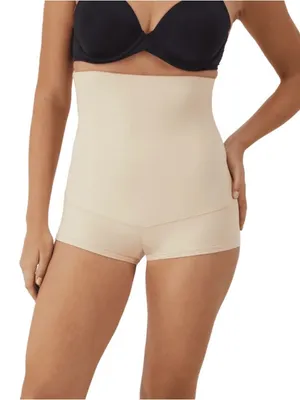 Maidenform Tummy Solutions Shapewear High Waist Boy Shorts Women’s Size S thumbnail 1