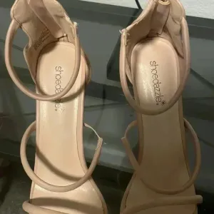 Shoedazzle Women's Nude Strappy High Heel‎ Size 9.5 thumbnail 4