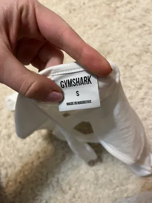 Gymshark White Tank Top Size Small thumbnail 3