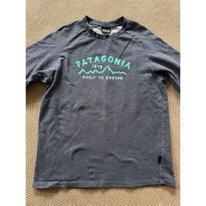 Patagonia‎ Womens Geologers Ahnya Crewneck Sweatshirt Blue Logo Sz M thumbnail 2