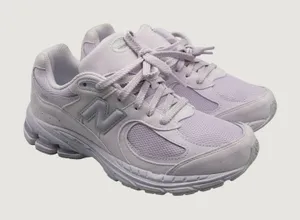 New Balance 2002R Sneakers Women Lavender Suede Youth 6.5 Wms 8 G20025YU thumbnail 1