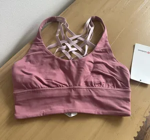 Lululemon Free To Be Moved Bra Quicksand / Porcelain Pink 6 thumbnail 1