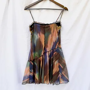 Urban Outfitters | Medium Moxie Mesh Lined Mini Slip Dress In Multi Color thumbnail 10