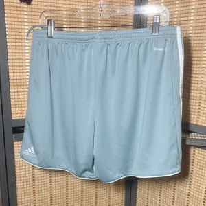 adidas Women's Light Gray Athletic Shorts thumbnail 3