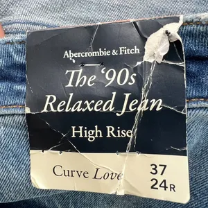 Abercrombie Fitch Jeans Womens 24R 37 Curve‎ Love 90s Relaxed High Rise Blue thumbnail 5