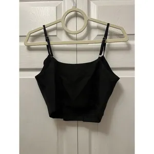 Beach Bunny NEW black‎ Crop Top Womens Xs thumbnail 4