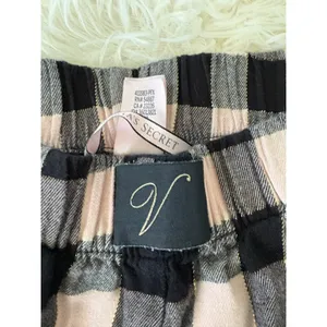 Victoria's Secret‎ Pajama Pants XS Pink Black Plaid Sleepwear Lounge Jogger thumbnail 4