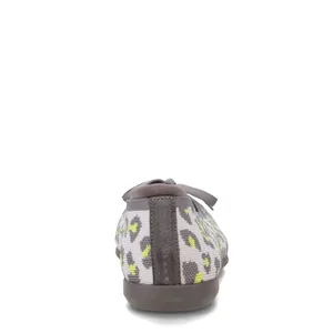 NEW CLARKS Women's Clarks, Carly Hope Flat GREY LEOPARD thumbnail 5