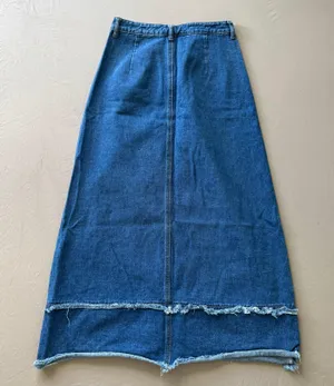 SheIn Denim Maxi Skirt thumbnail 2