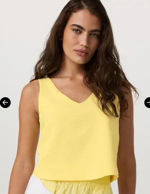 Vuori Villa Textured Crop Tank Top thumbnail 1