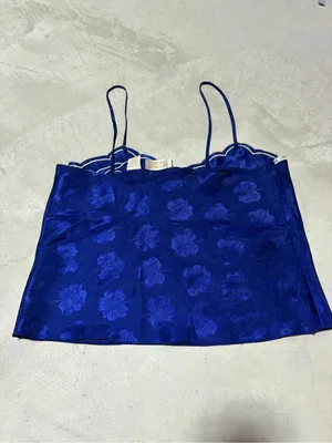 Victoria’s Secret gold label vintage Floral Camisole with White Appliqué small thumbnail 10